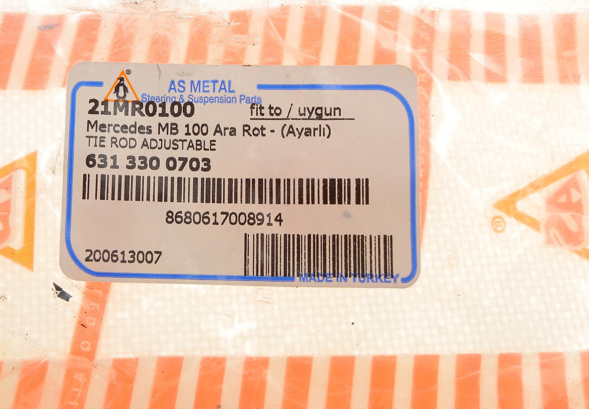 21MR0100 AS METAL